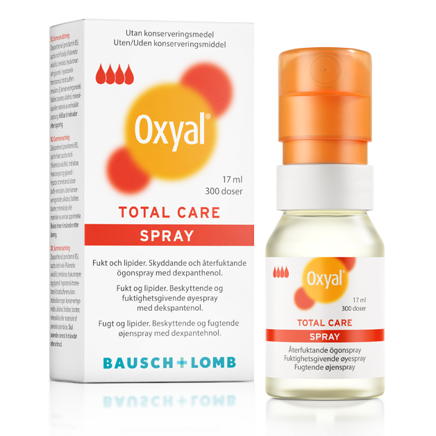 Oxyal®Total Care Spray - vårdande ögonspray mot torra ögon